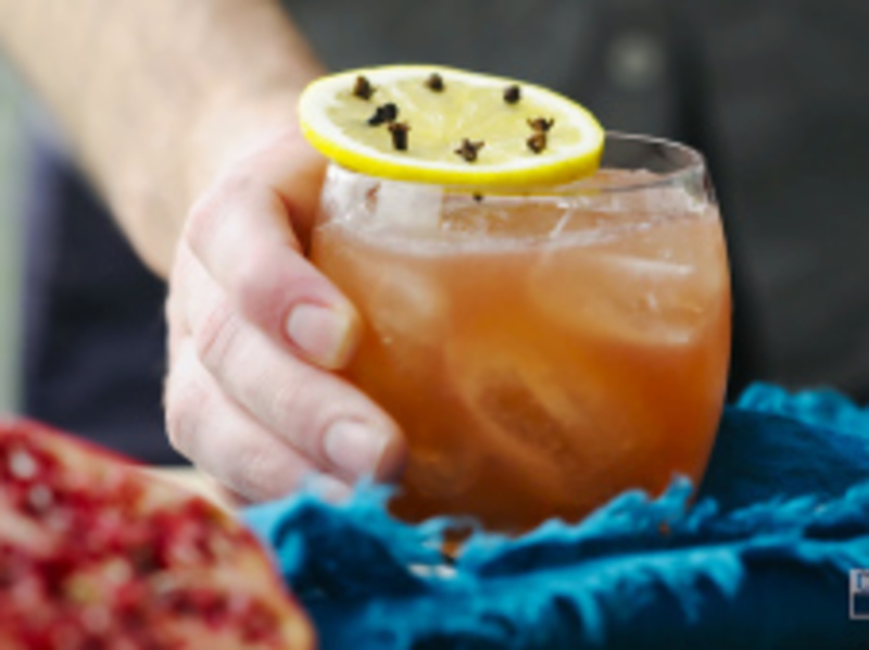 Image of Apple Brandy and Pomegranate Punch article