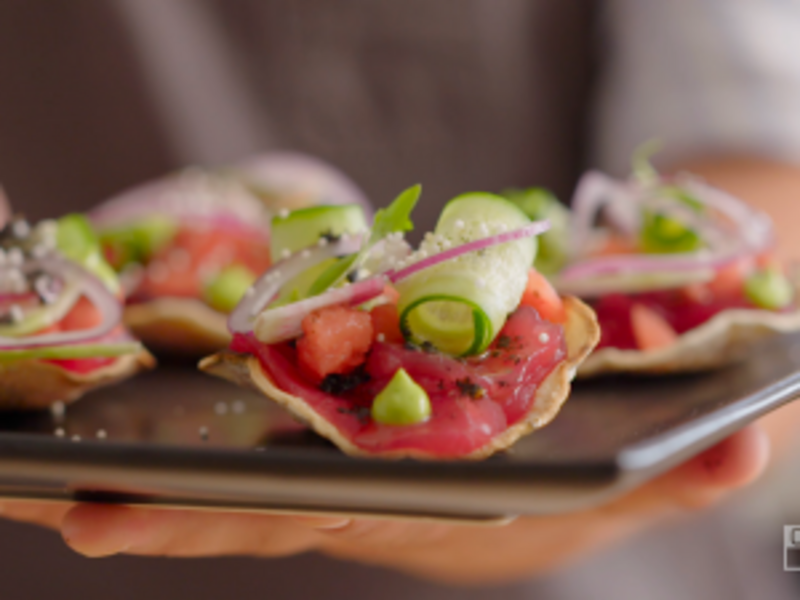 Image of Big Eye Tuna Tostada article