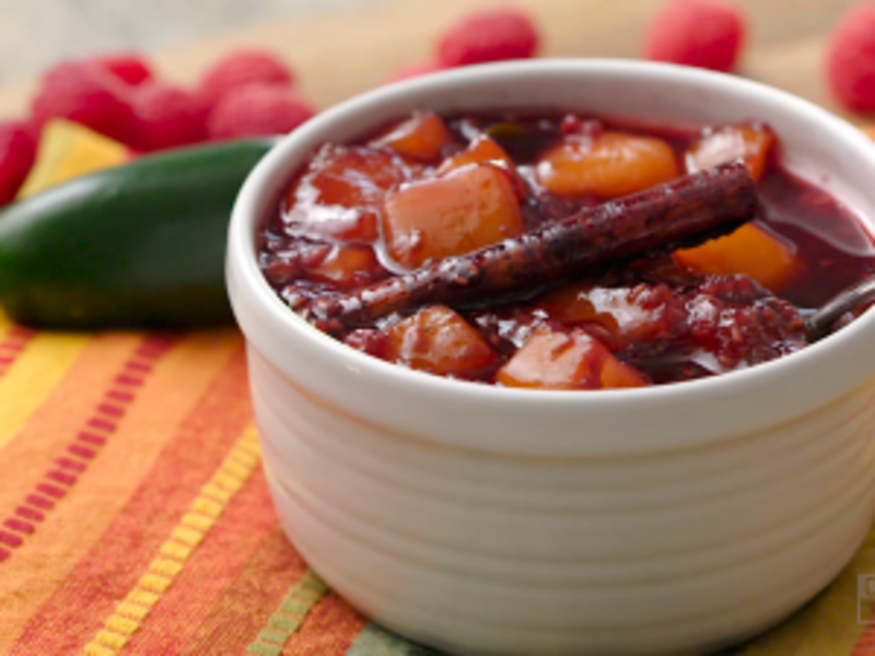 Image of Jamaica-Mango Raspberry Sauce article
