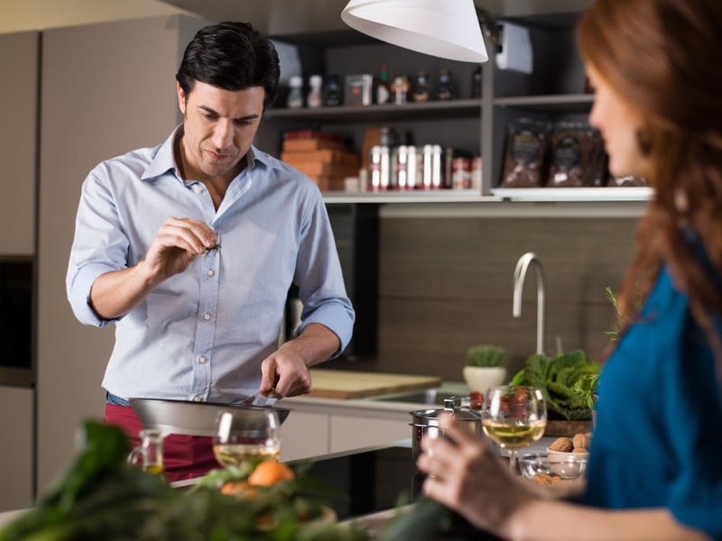 Image of Cooking with your partner and having fun doing it article
