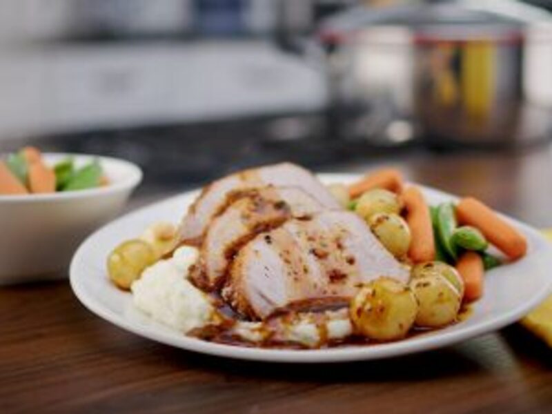 Image of Royal Prestige Pork Loin with Pineapple Glaze article