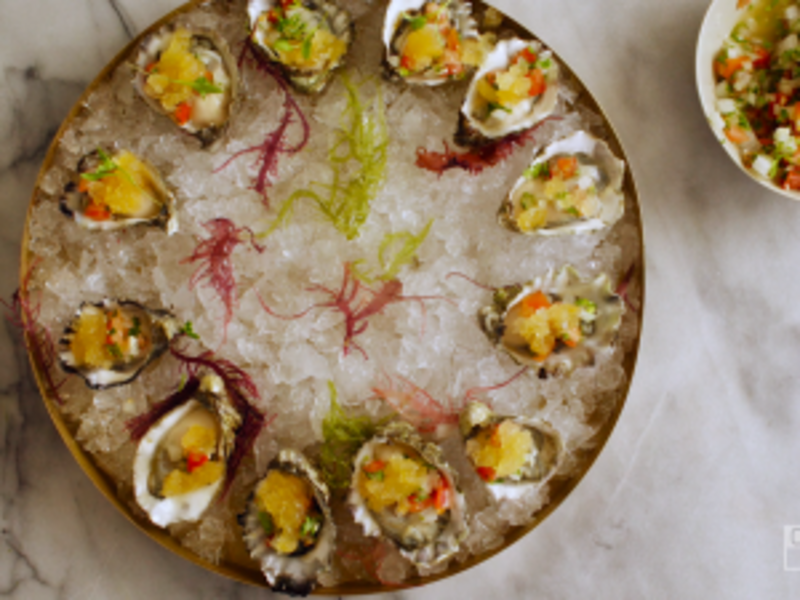 Image of Kumamoto Oysters with Xni-Pec Granita article