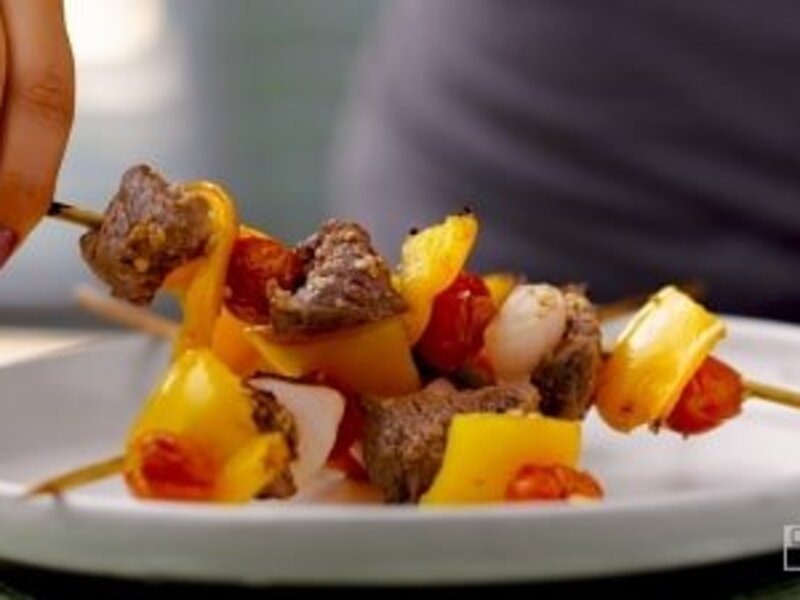 Image of Orange & Garlic Beef Skewers article