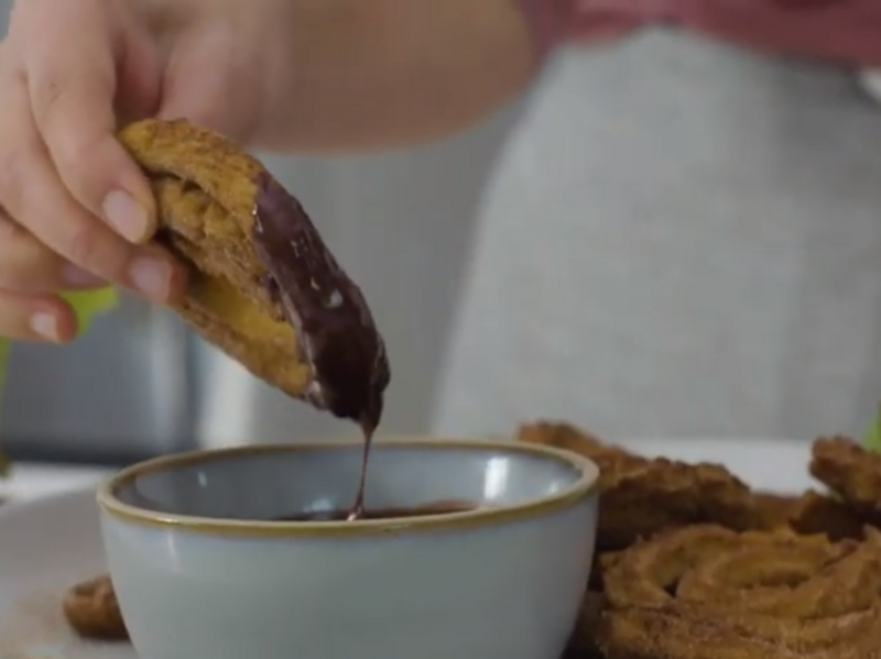 Image of Chocolate Cinnamon Bathed Churros article