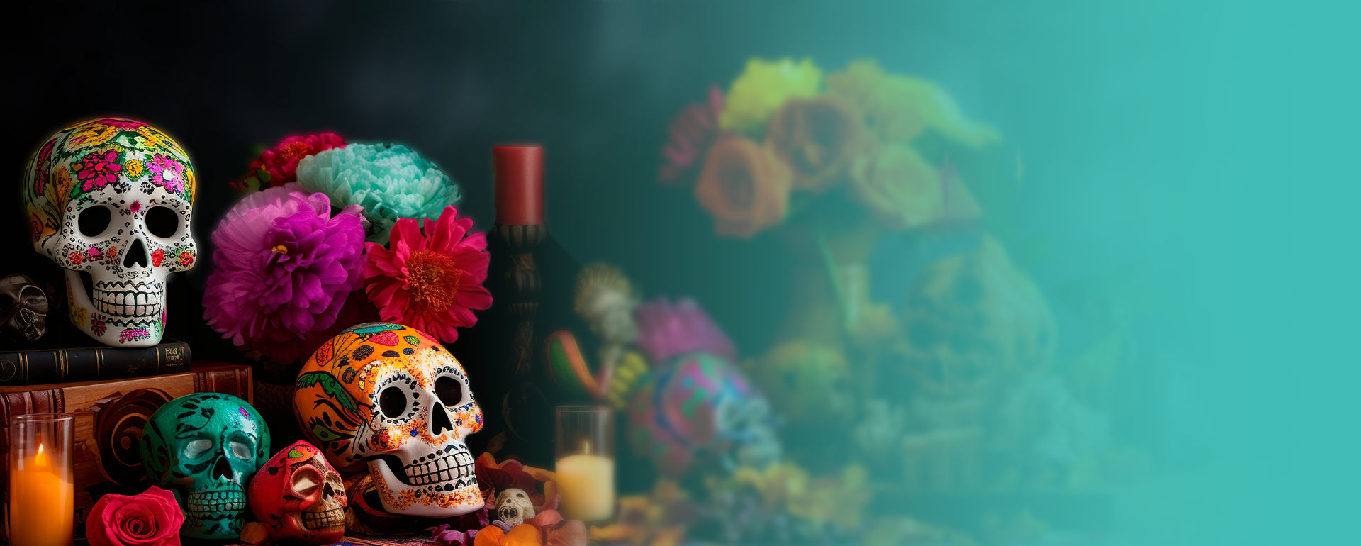 Día de Muertos: Celebrating Life, Colorful Dishes, and Happy Memories Día de Muertos: Celebrating Life, Colorful Dishes, and Happy Memories