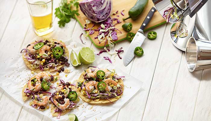 Shrimp Tostadas
