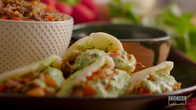 Pulled Beef Arepas