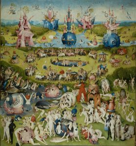 The Garden of Earthly Delights - Ecclesias Paradise - by Bosch 