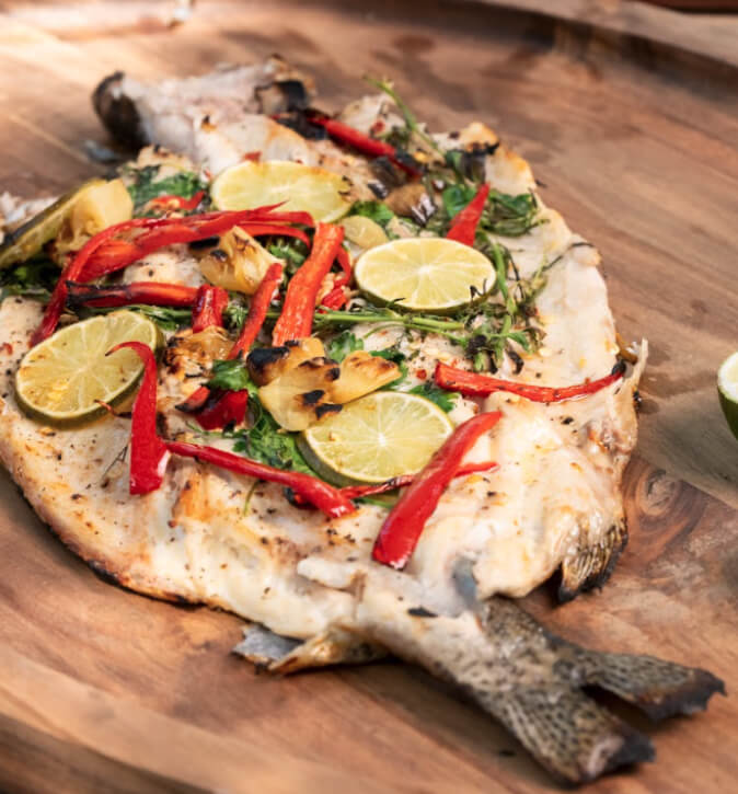 Fresh Caught Trout With Aarón’s Signature Adobo
