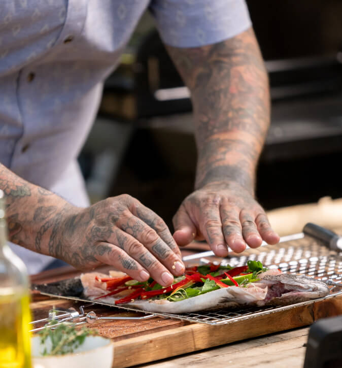 How to prepare Fresh Caught Trout. Trucha a la Talla
