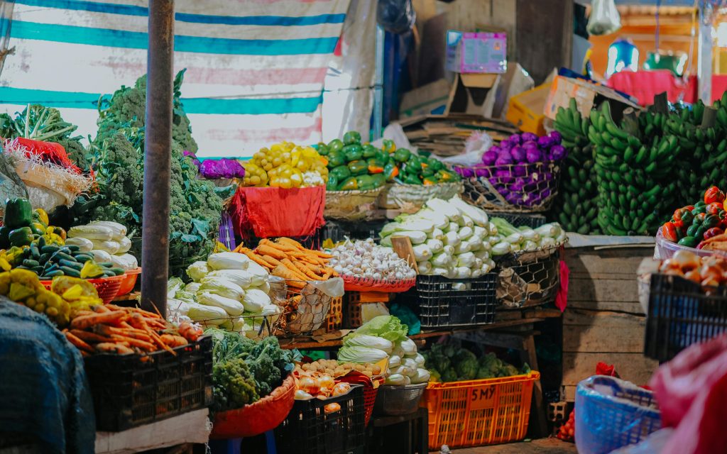 Meatless Mexican Casserole: Benefits, Must-Haves, and Four Recipes To Try It Out! - Variety of Fresh Vegetables at Food Market. Eggplants, carrots, green peppers.</p>
<p>Photo by Min An, via Pexels.com